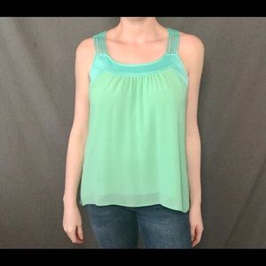 Mint green tank top